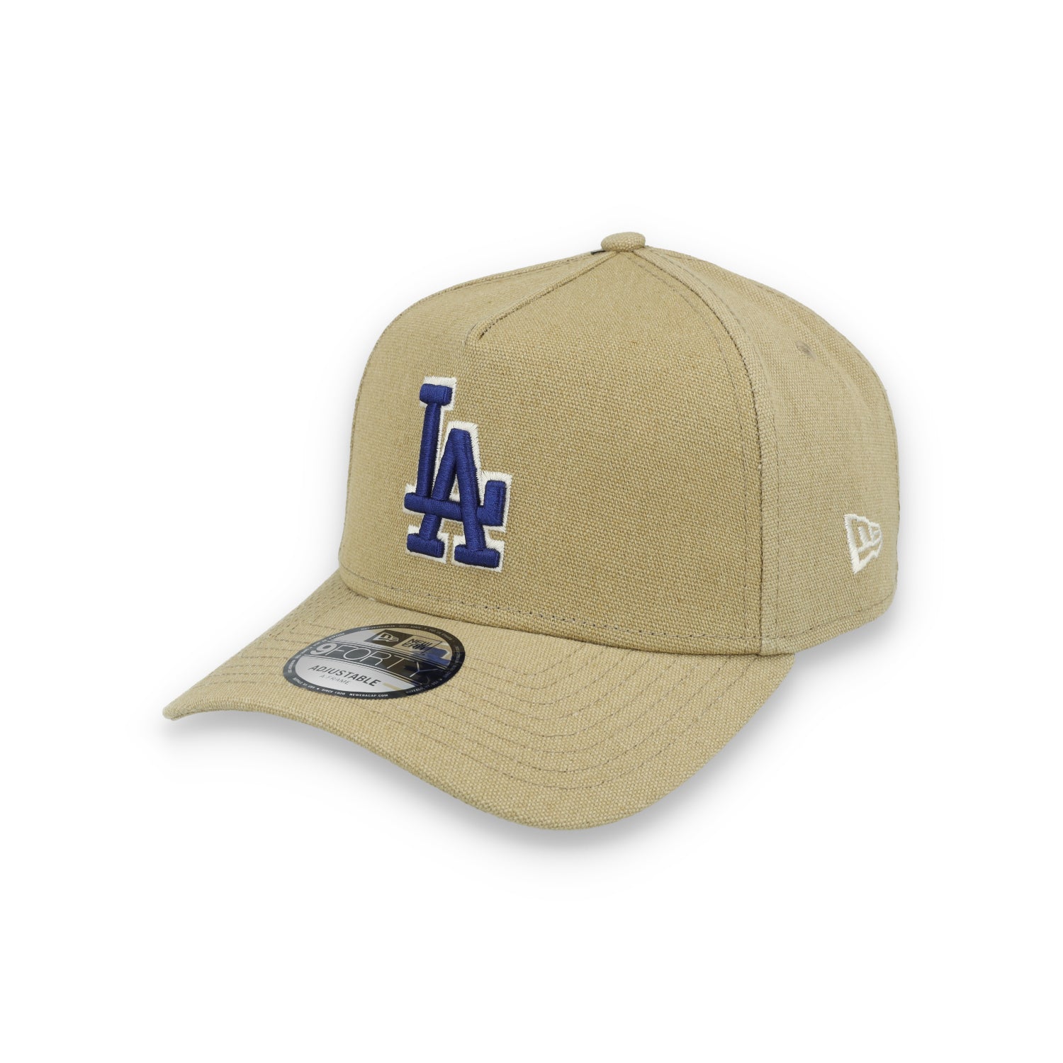 New Era Los Angeles Dodgers Logo Essentials A Frame 9FORTY Adjustable Hat