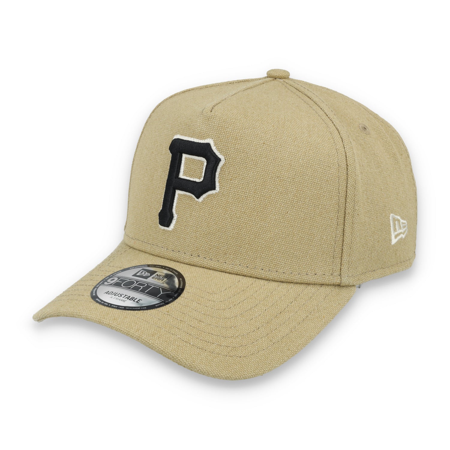 New Era Pittsburgh Pirates Logo Essentials  A Frame 9FORTY Adjustable Hat