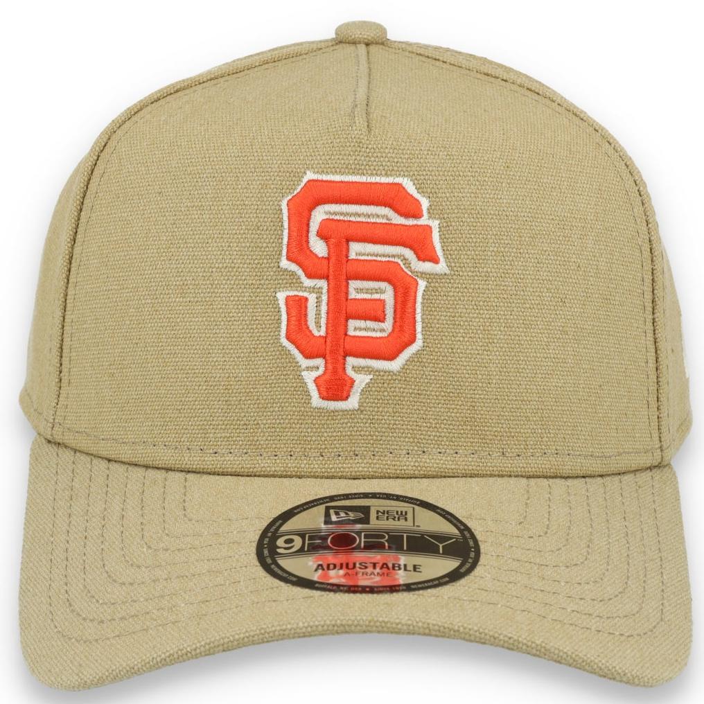 New Era San Francisco Giants Logo Essentials A Frame 9FORTY Adjustable Hat