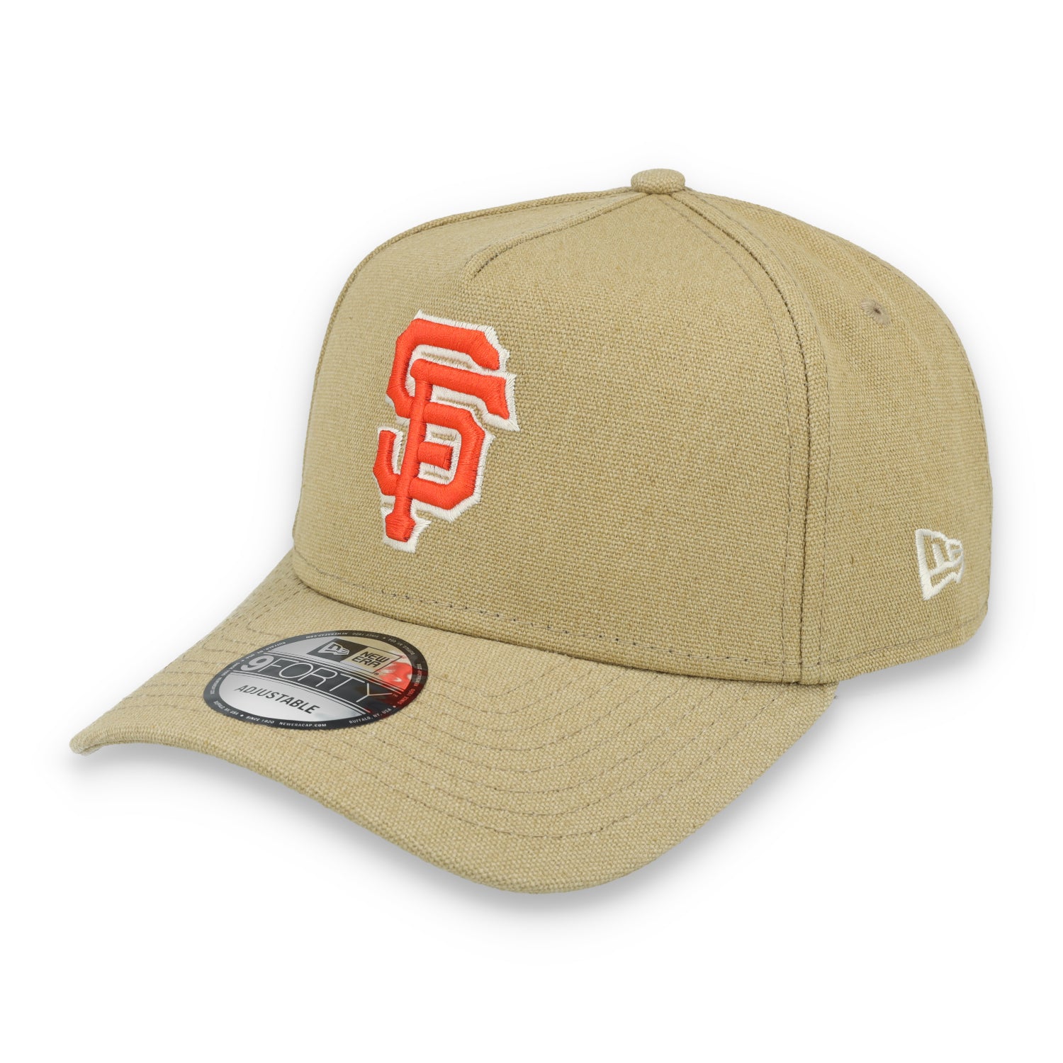 New Era San Francisco Giants Logo Essentials A Frame 9FORTY Adjustable Hat