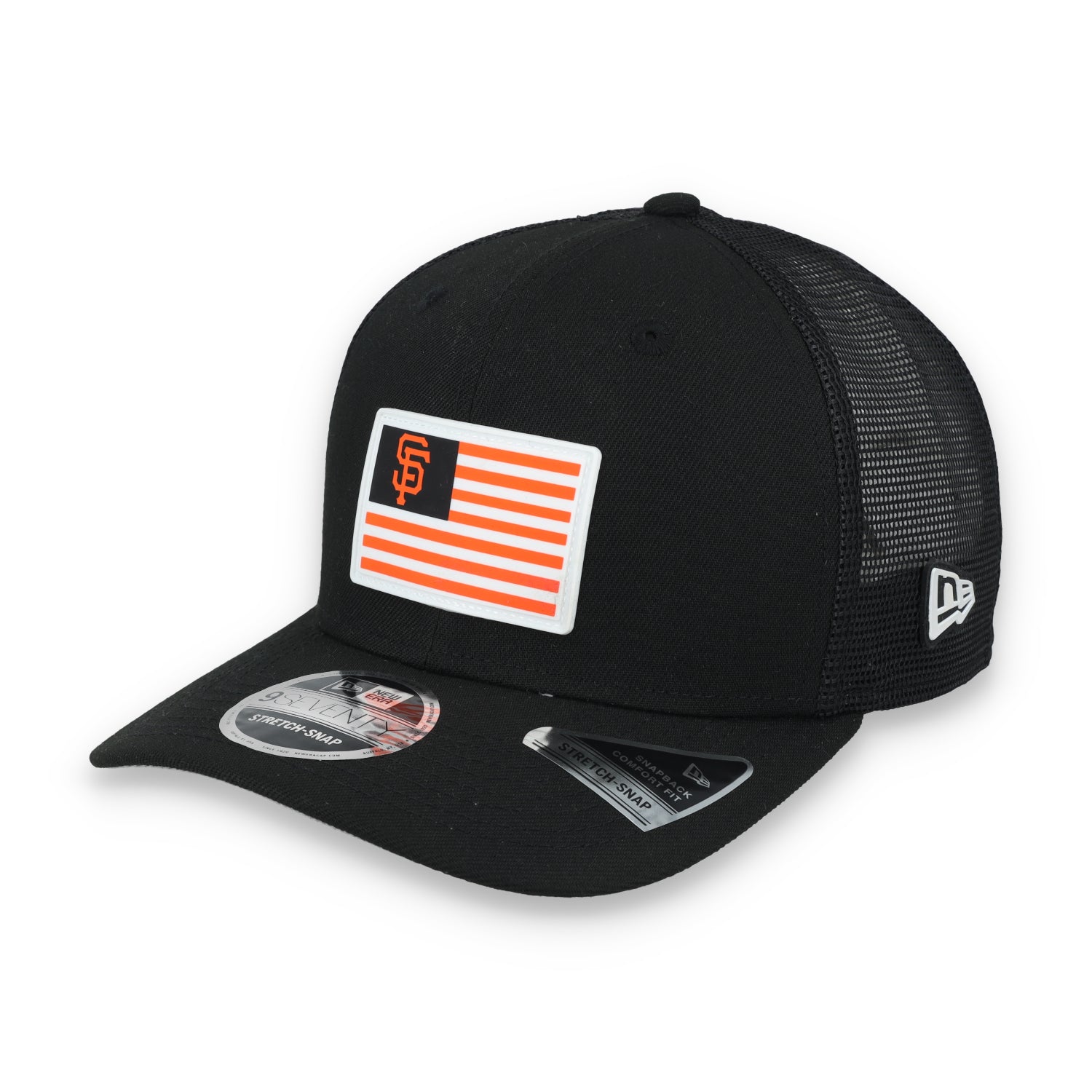New Era San Francisco Giants Flag Patch 9SEVENTY Stretch-Snap Hat