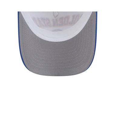 New Era Golden State Warriors Chrome Arch M-Crown 9FORTY Adjustable Snapback Hat