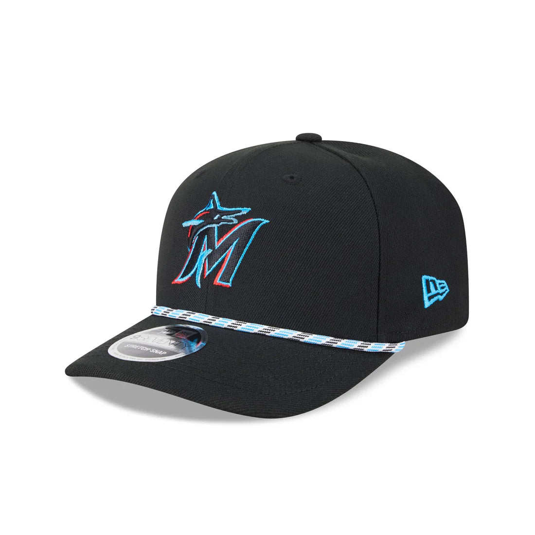 New Era Miami Marlins Multi Rope 9SEVENTY Stretch-Snap Trucker Hat