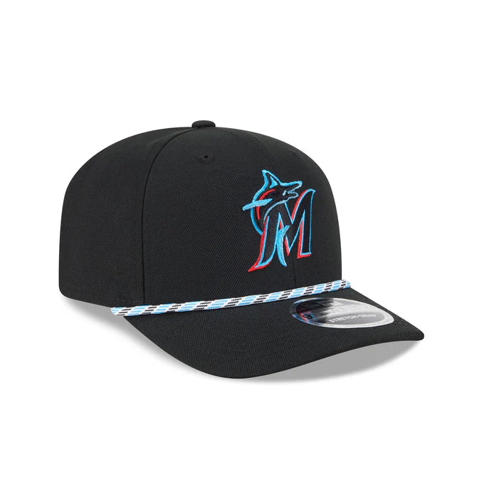 New Era Miami Marlins Multi Rope 9SEVENTY Stretch-Snap Trucker Hat