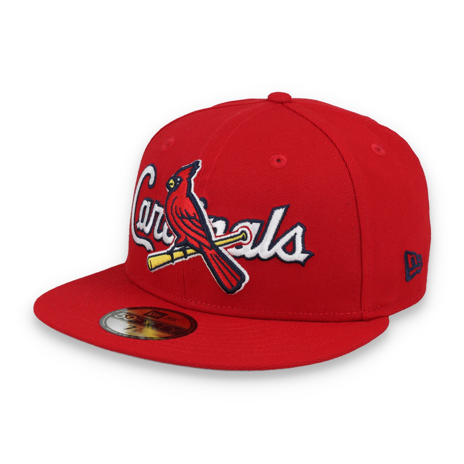 New Era St. Louis Cardinals Overlap 59FIFTY Fitted Hat-Red