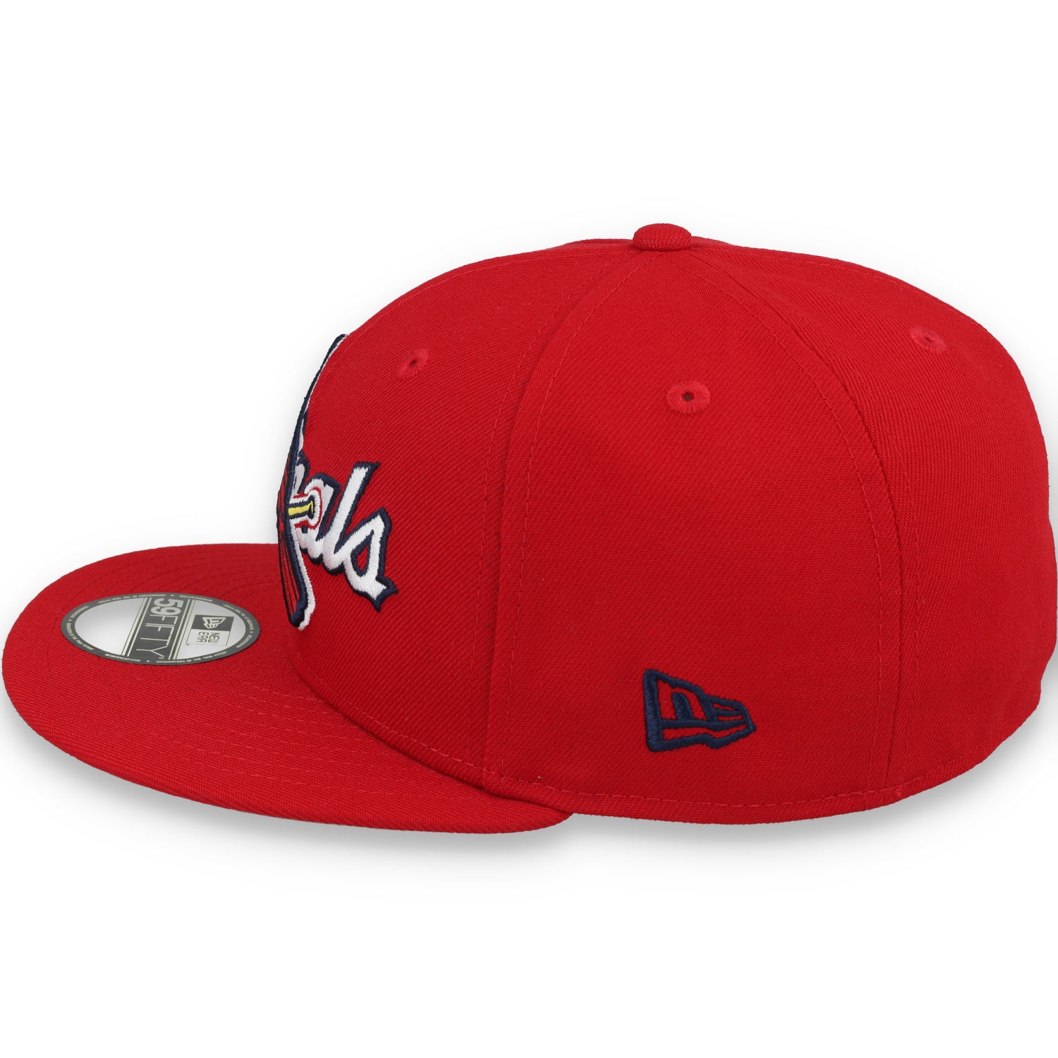 New Era St. Louis Cardinals Overlap 59FIFTY Fitted Hat-Red