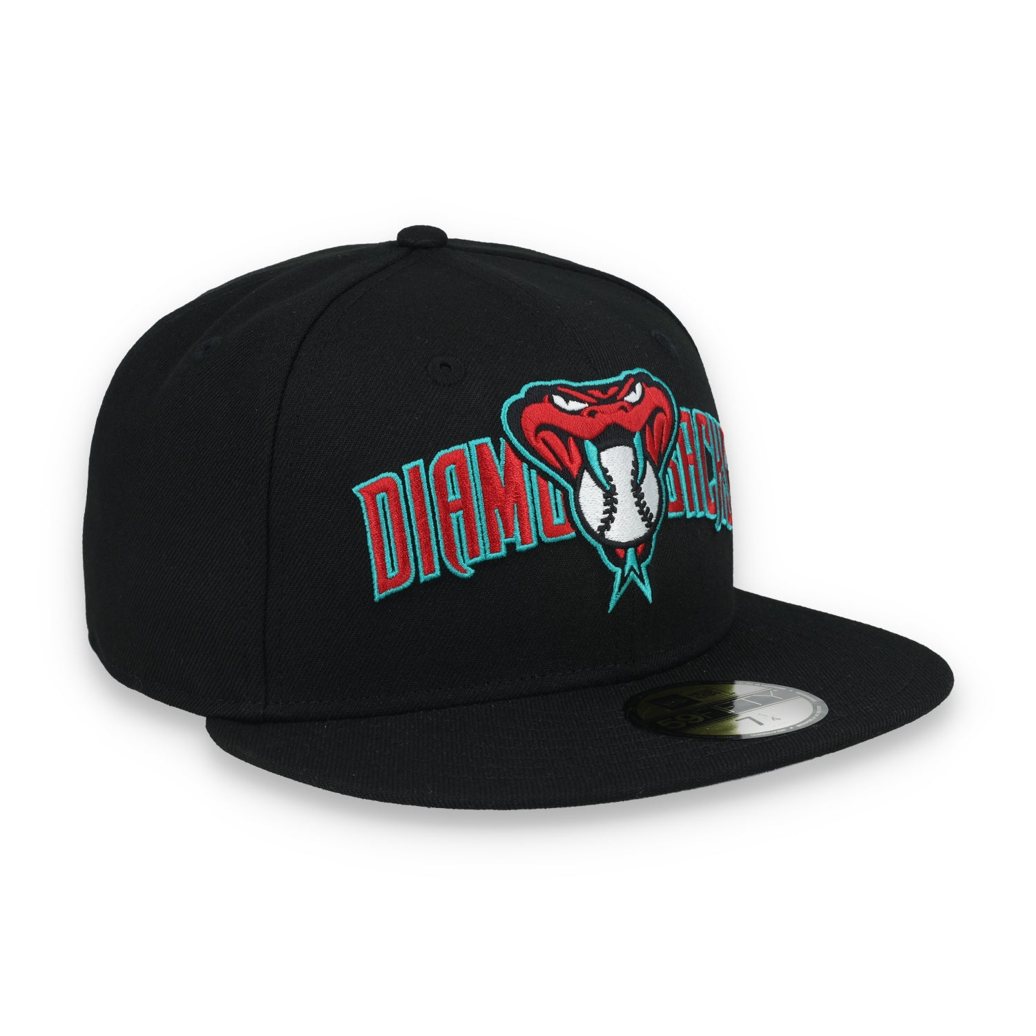 New Era Arizona Diamondbacks Overlap 59FIFTY Fitted Hat-Black