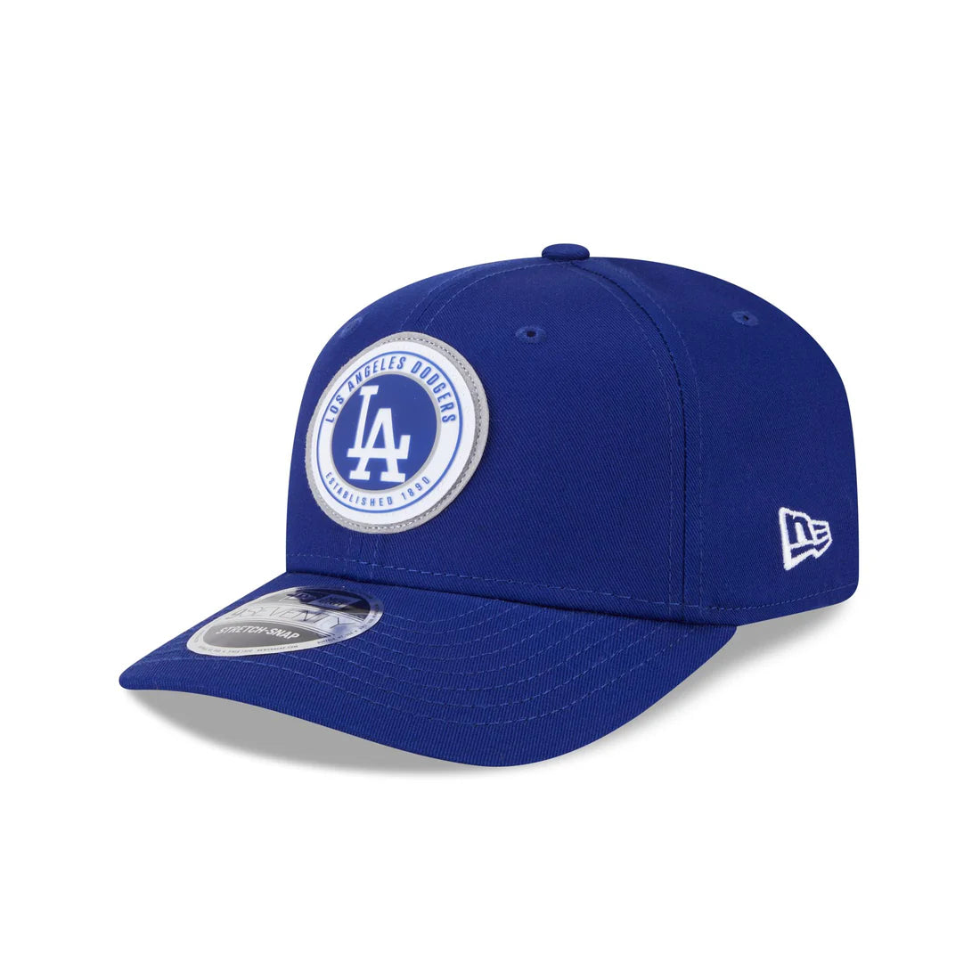 New Era Los Angeles Dodgers Circle Patch 9SEVENTY Stretch-Snap Hat