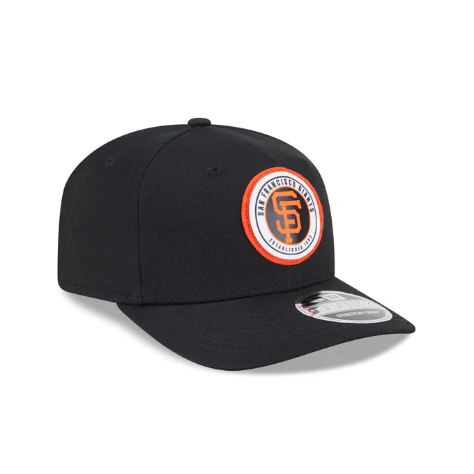 New Era San Francisco Giants Circle Patch 9SEVENTY Stretch-Snap Hat