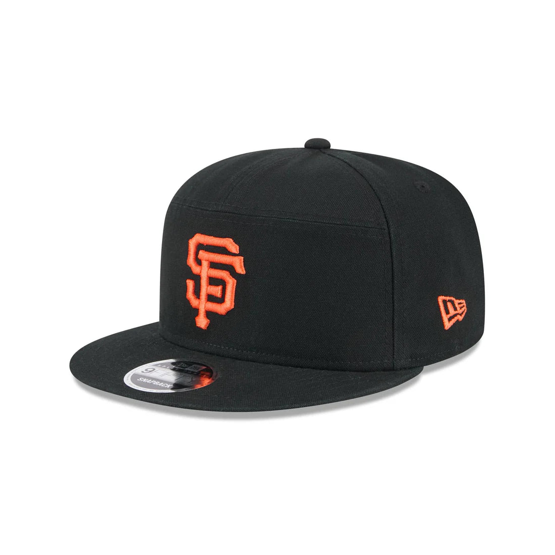 New Era San Francisco Giants Cotton Canvas 9FIFTY Split Panel Trucker Hat