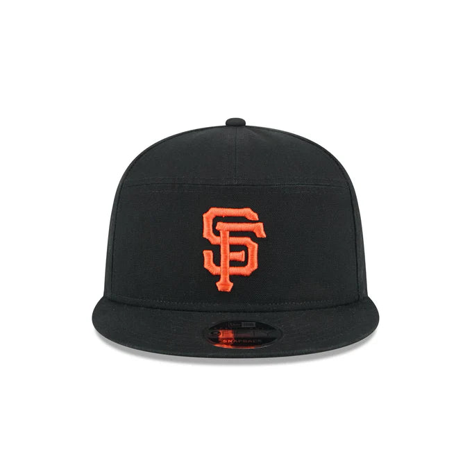 New Era San Francisco Giants Cotton Canvas 9FIFTY Split Panel Trucker Hat