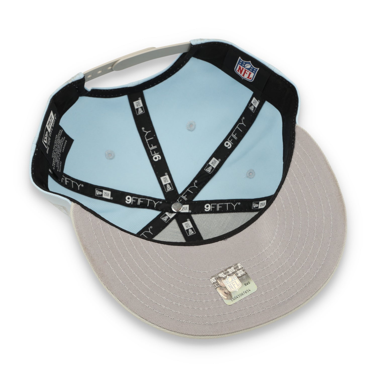 New Era raiders   2-Tone Color Pack 9FIFTY Snapback Hat -Light Blue/Gray