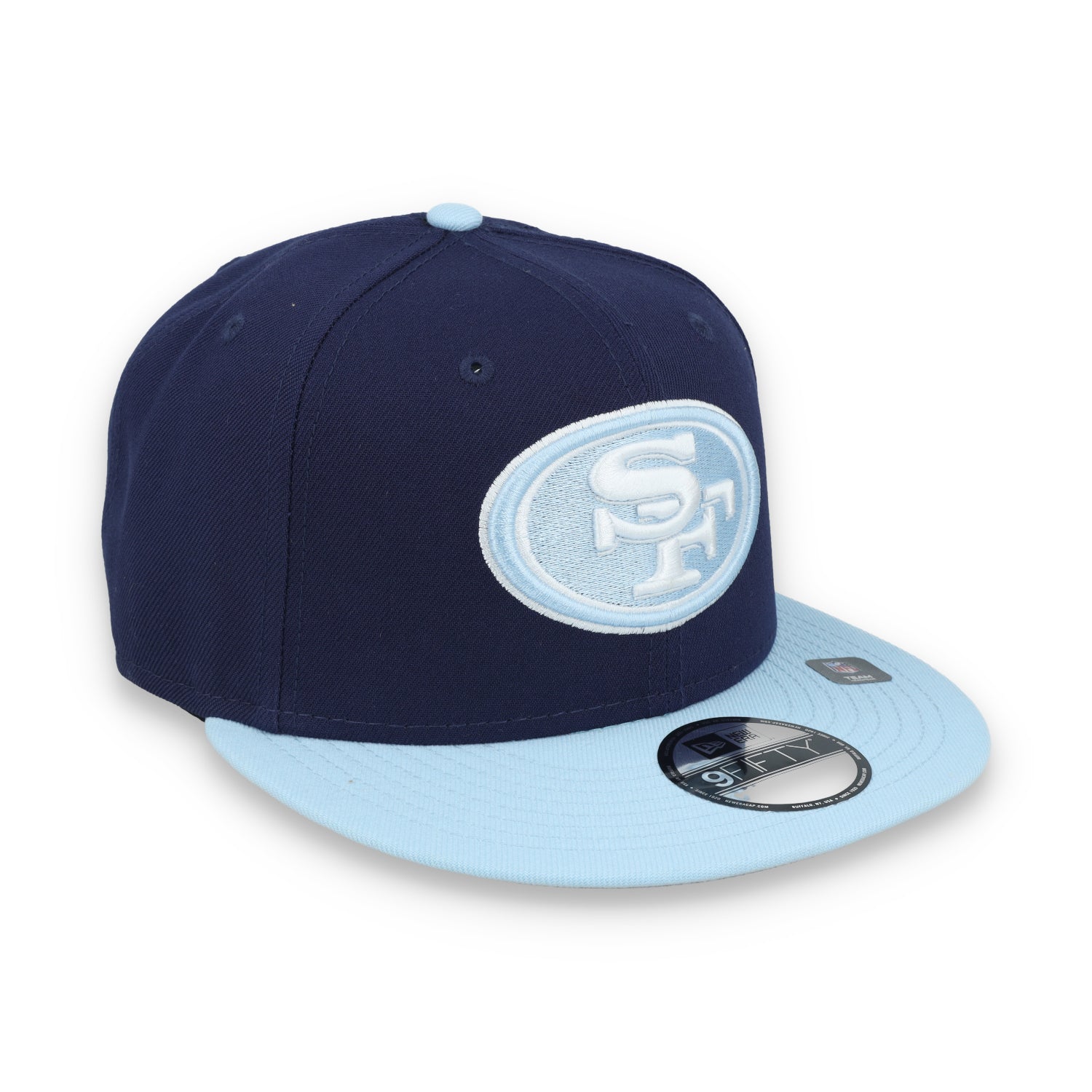 New Era San Francisco 49ers  2-Tone Color Pack 9FIFTY Snapback Hat-Navy/Light Blue