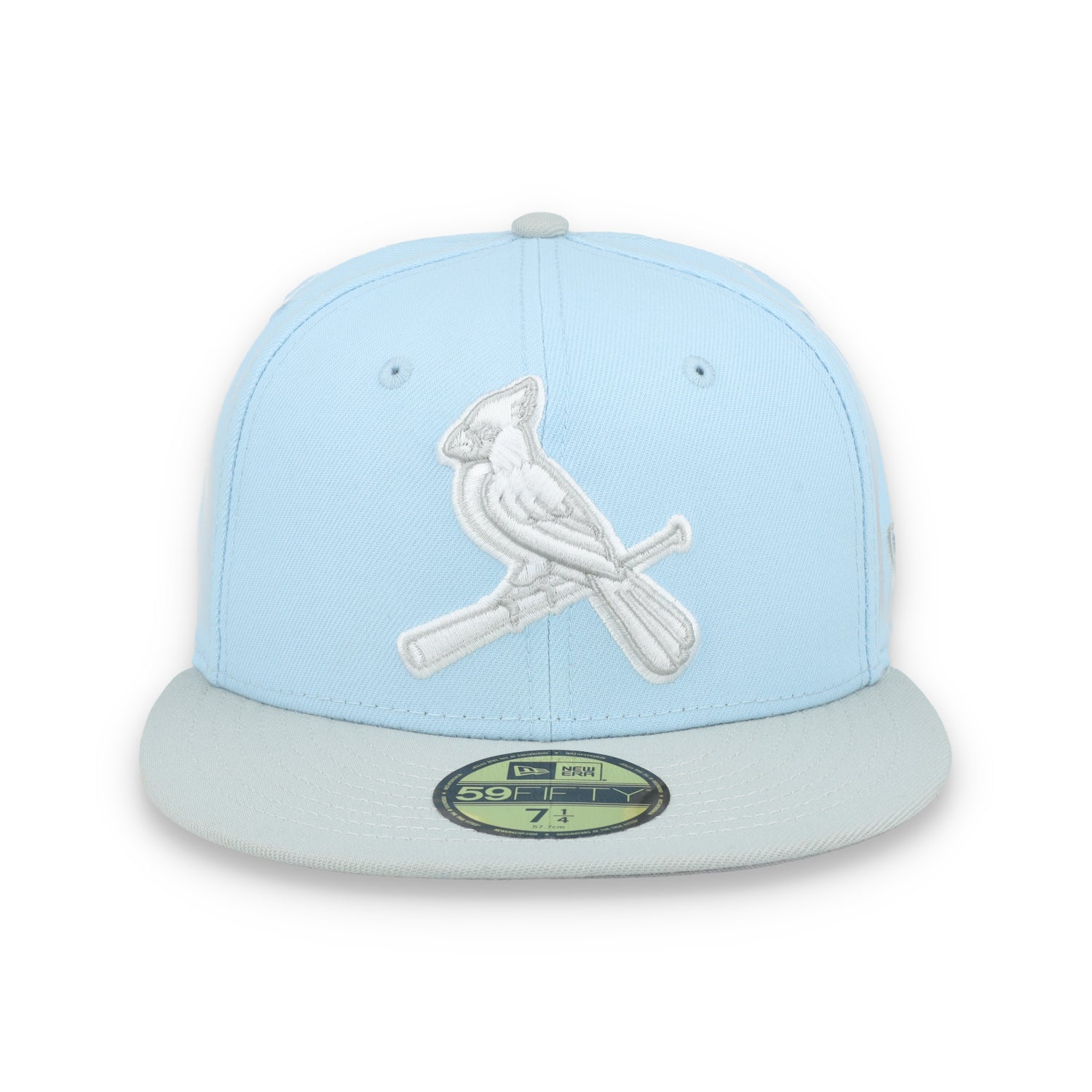 New Era St. Louis Cardinals 2-Tone Color Pack 59FIFTY Fitted Hat-Light Blue/Gray
