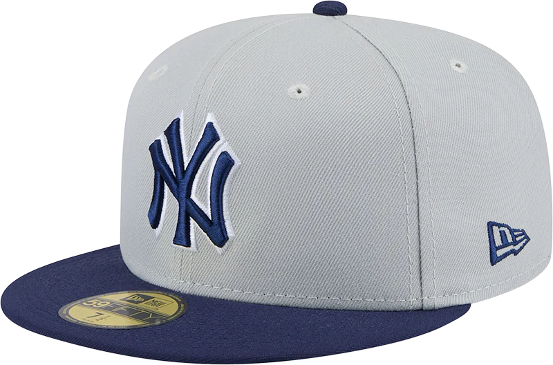 New Era New York Yankees 2-Tone Color Pack 59FIFTY Fitted Hat-Gray/Navy