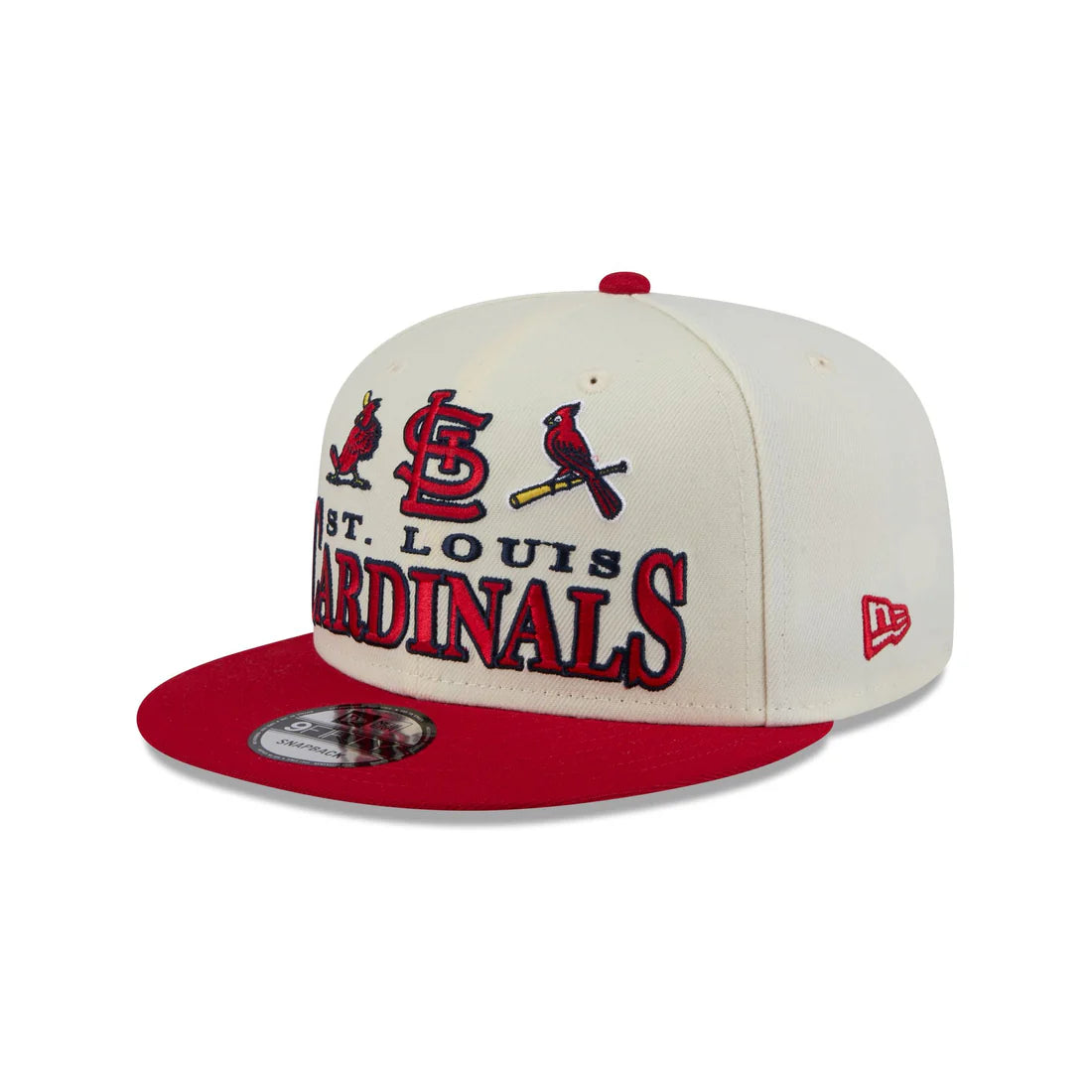 New Era St. Louis Cardinals Multi Logo Archive 9FIFTY Snapback Hat - Cream