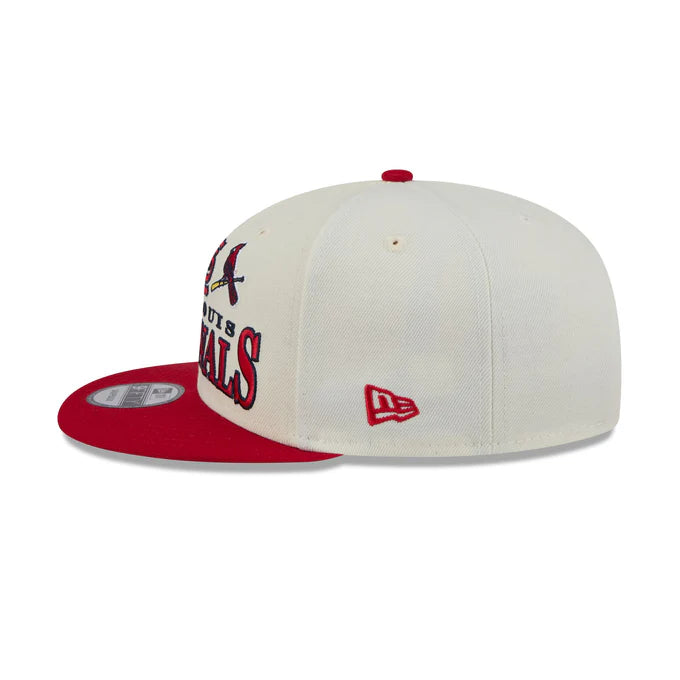 New Era St. Louis Cardinals Multi Logo Archive 9FIFTY Snapback Hat - Cream