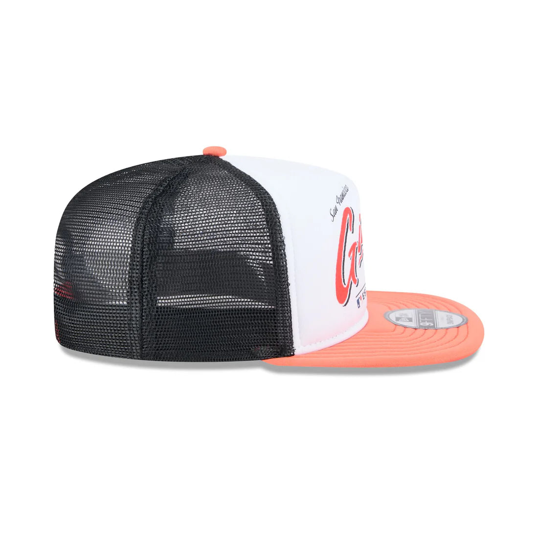 New Era San Francisco Giants Retro Script 9FIFTY A-Frame Snapback Trucker