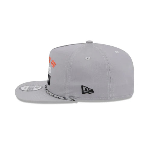 New Era San Francisco Vintage Gray Rope Golfer Snapback Hat-Gray