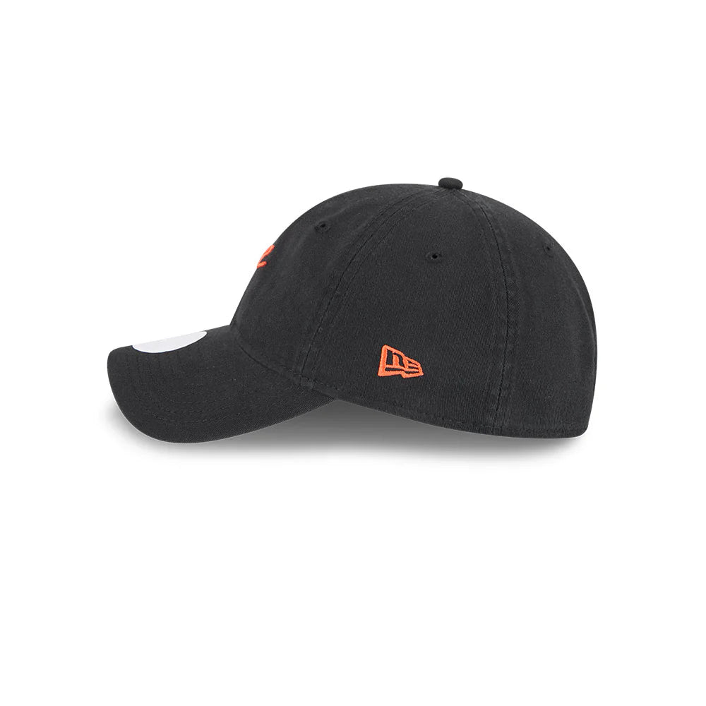 New Era Women's San Francisco Giants Script 9TWENTY Adjustable Hat-Black/Orange