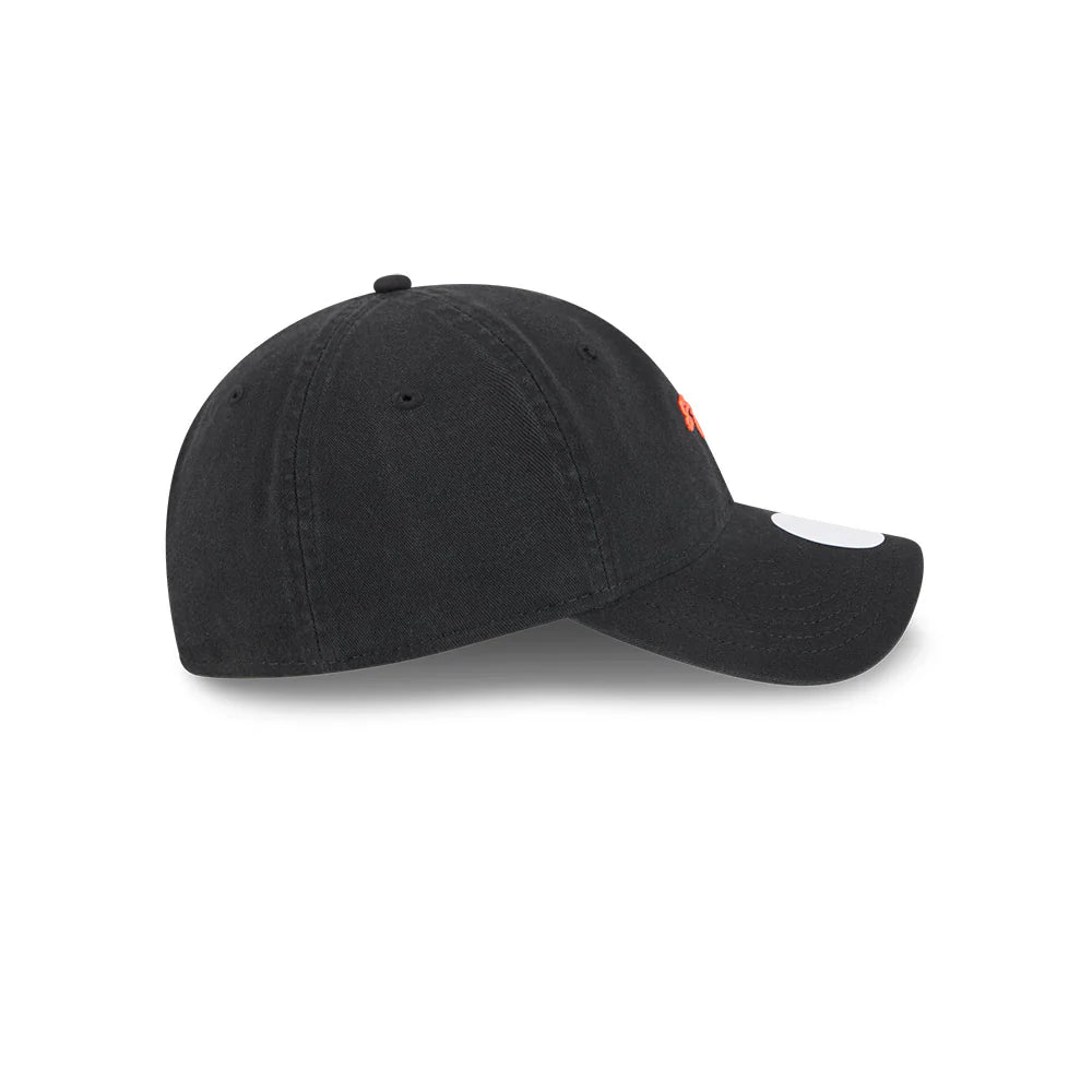 New Era Women's San Francisco Giants Script 9TWENTY Adjustable Hat-Black/Orange