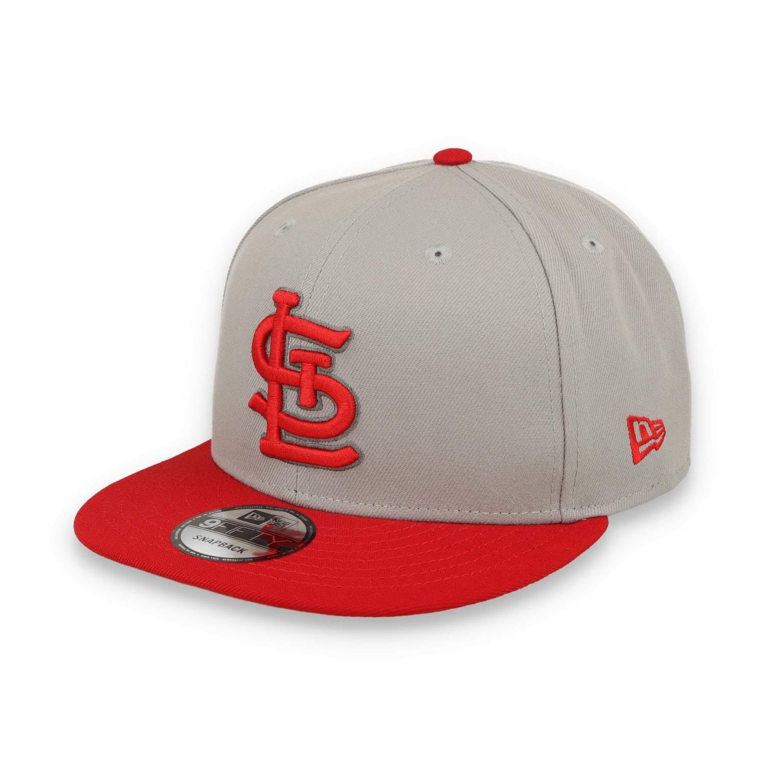 New Era St. Louis Cardinals 2-Tone 9FIFTY Snapback Hat-Grey/Red