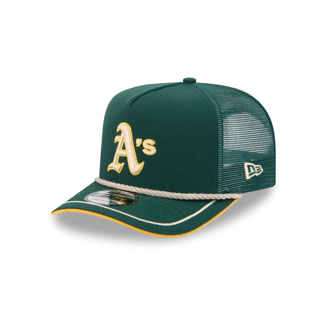 New Era Oakland Athletics Vintage Team Rope 9FIFTY A-Frame Trucker Hat