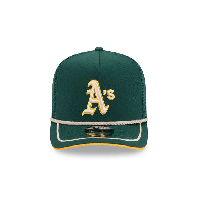 New Era Oakland Athletics Vintage Team Rope 9FIFTY A-Frame Trucker Hat
