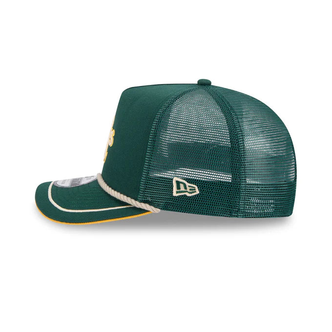 New Era Oakland Athletics Vintage Team Rope 9FIFTY A-Frame Trucker Hat