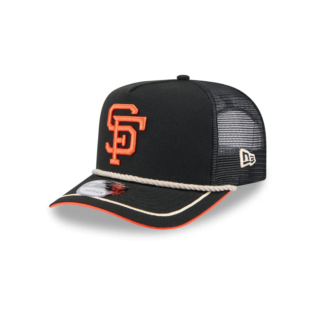 New Era San Francisco Giants  Vintage Team Rope 9FIFTY A-Frame Trucker Hat