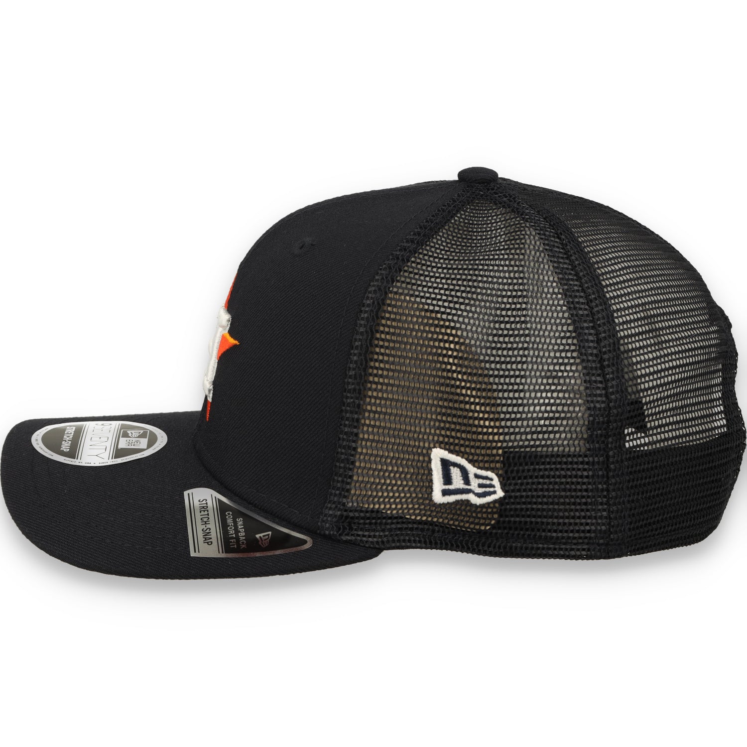 New Era Houston Astros Team 9SEVENTY Stretch-Snap Trucker Hat