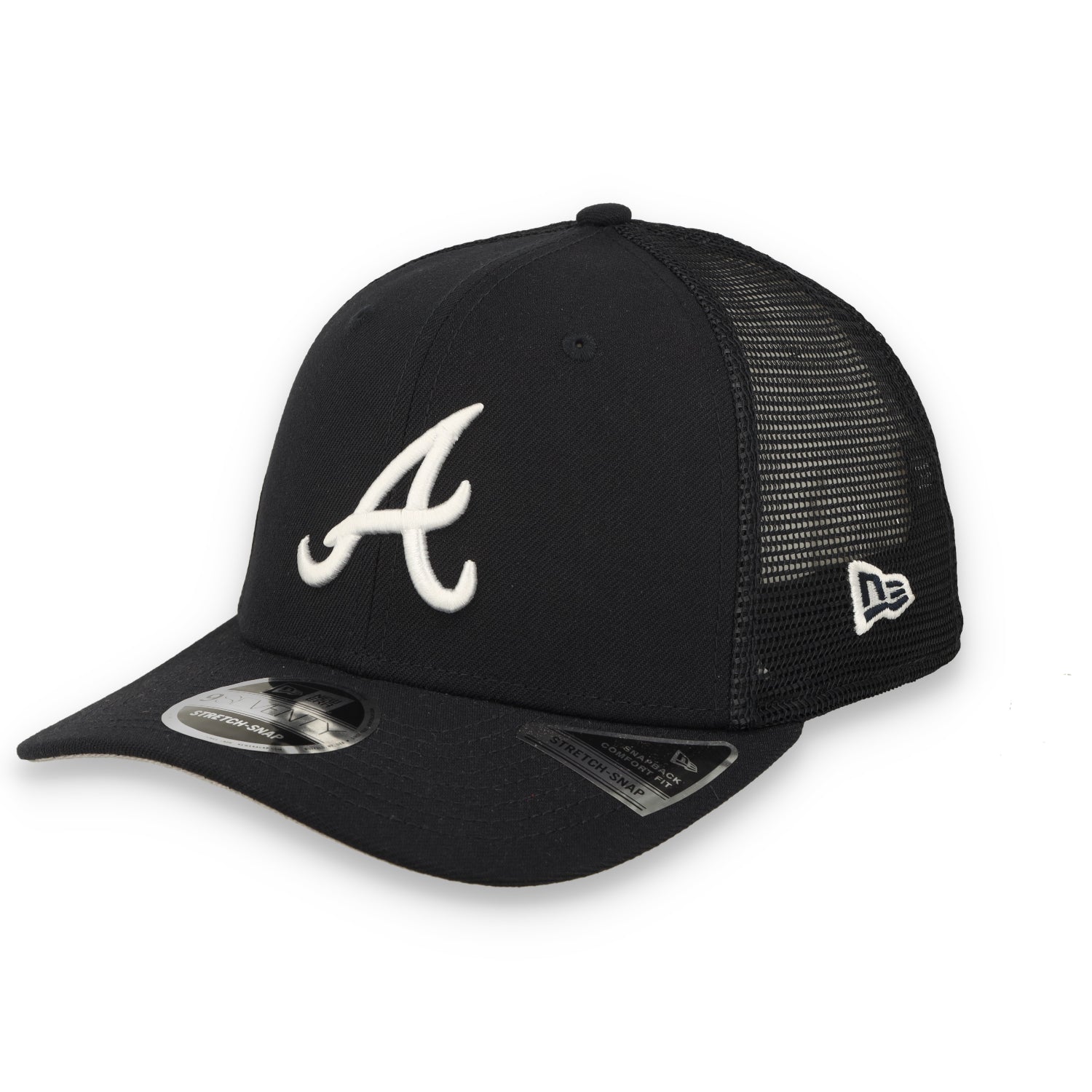 New Era Atlanta Braves Team 9SEVENTY Stretch-Snap Trucker Hat