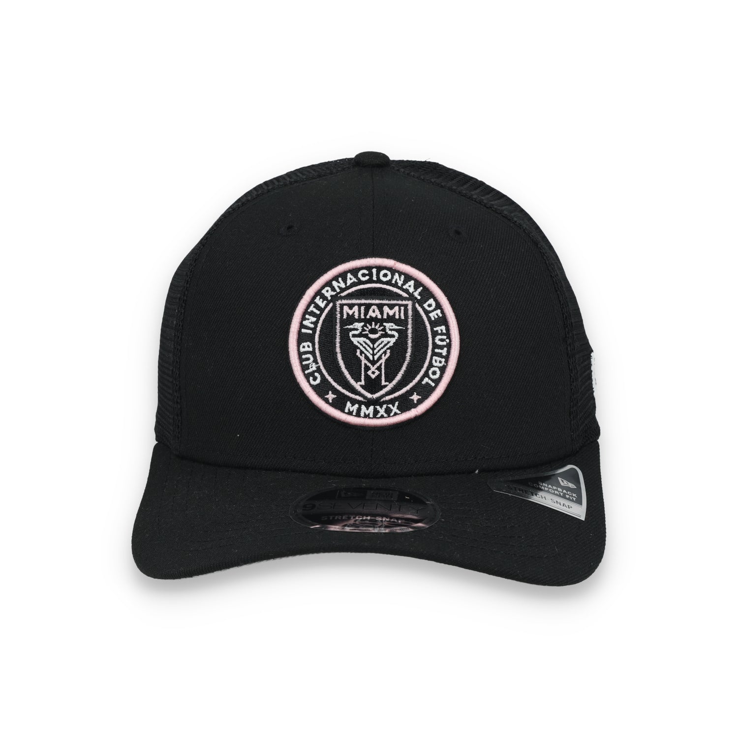 New Era Inter Miami CF 9SEVENTY Stretch-Snap Trucker Hat