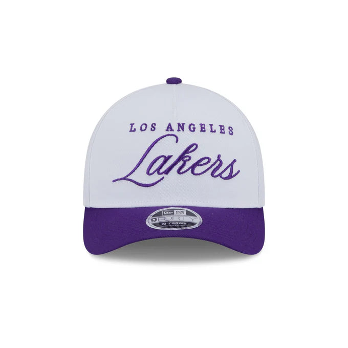New Era Los Angeles Lakers NBA Draft 9FORTY M-CROWN Adjustable Snap Hat