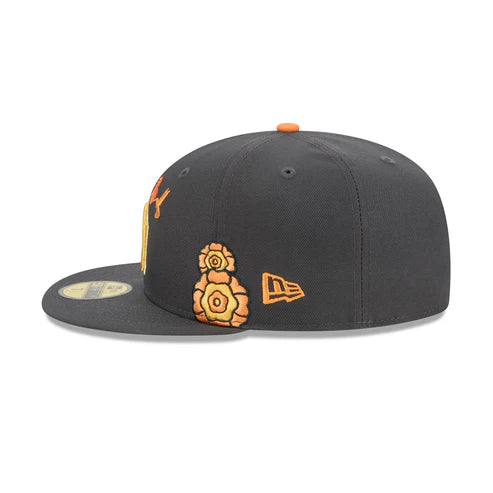 New Era New York Yankees Day of the Dead 59FIFTY Fitted Hat- Graphite
