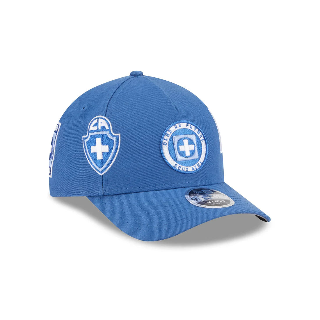 New Era Cruz Azul All League 9FORTY M-Crown A-Frame Adjustable Hat-Indigo