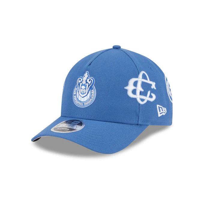 New Era Chivas De Guadalajara All League 9FORTY M-Crown A-Frame Adjustable Hat-Indigo