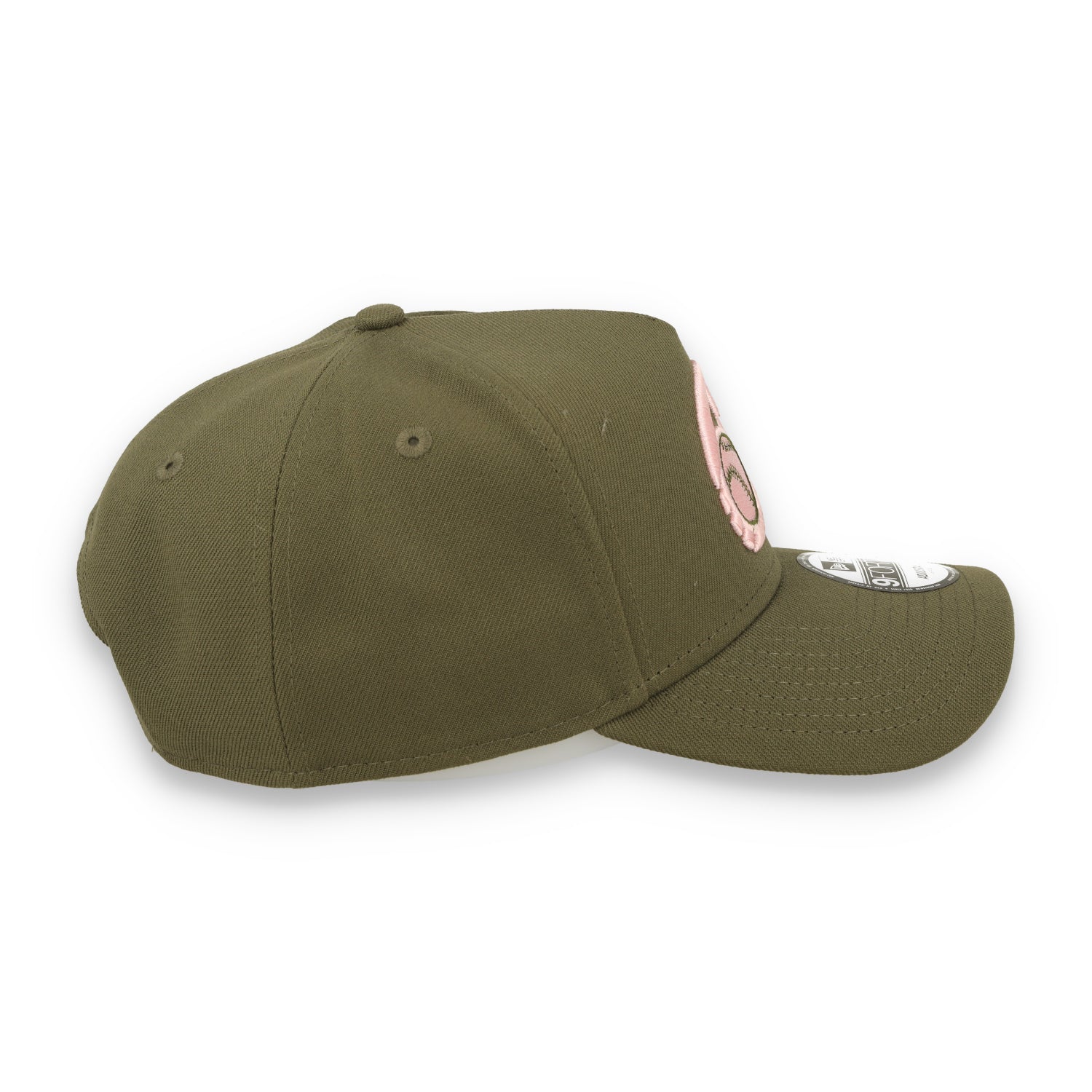 New Era Charros de Jalisco A-Frame 9FORTY Adjustable Hat-Olive/Pink
