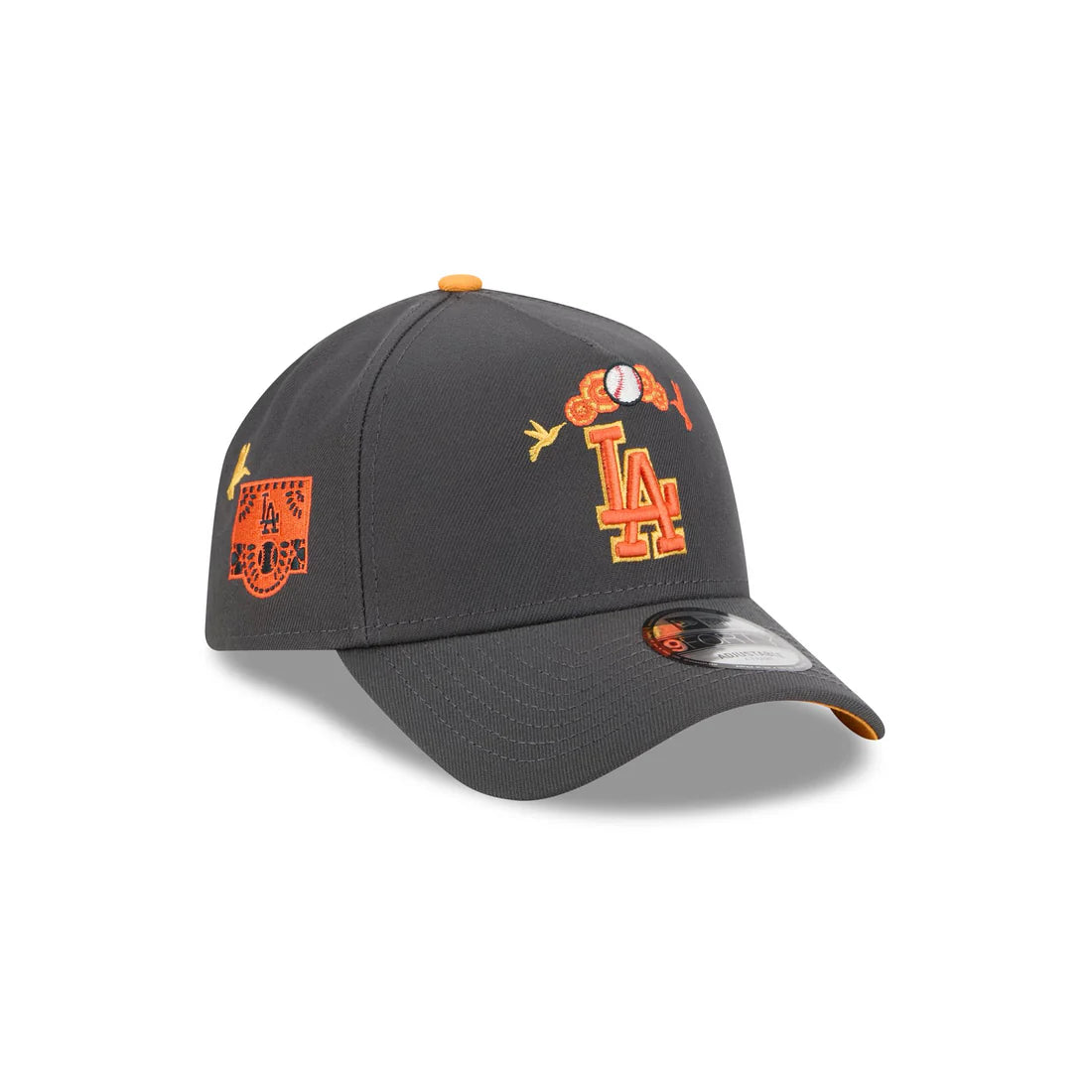 New Era Los Angeles Dodgers Day Of the Dead 9FORTY A-Frame Adjustable Hat-Graphite