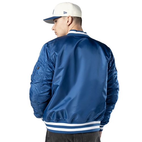 New Era Alpha Industries Los Angeles Dodgers Bomber Jacket - Royal