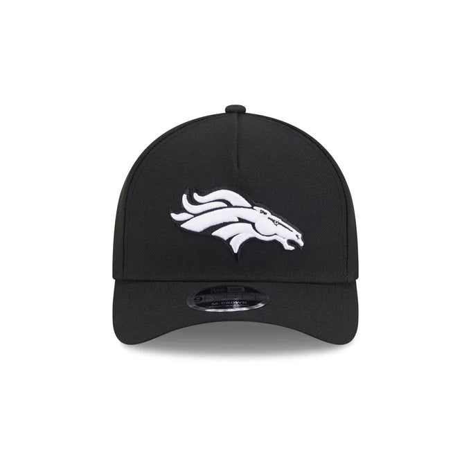 New Era Denver Broncos M-Crown A-FRAME 9FORTY Adjustable Hat-Black/White