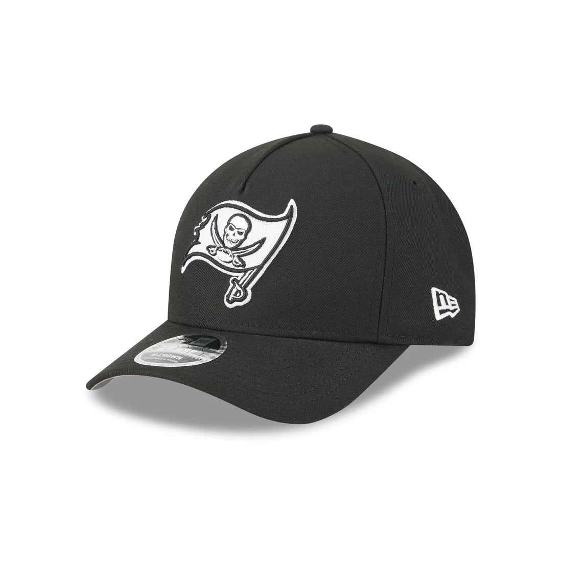 New Era Tampa Bay Buccaneers M-Crown A-FRAME 9FORTY Adjustable Hat-Black/White