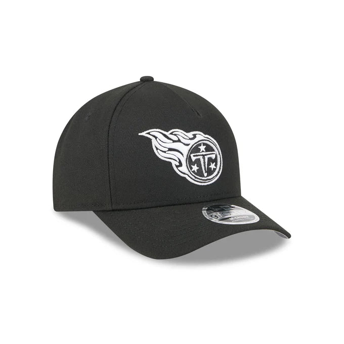 New Era Tennessee Titans M-Crown A-FRAME 9FORTY Adjustable Hat-Black/White