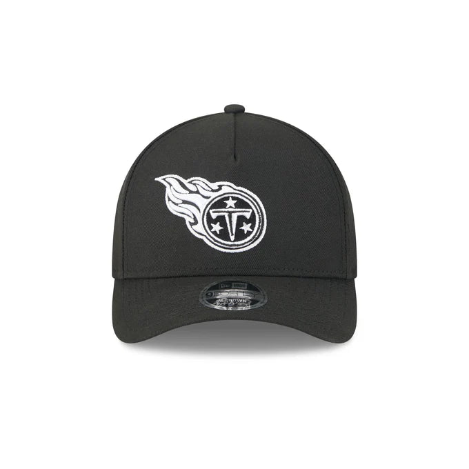 New Era Tennessee Titans M-Crown A-FRAME 9FORTY Adjustable Hat-Black/White
