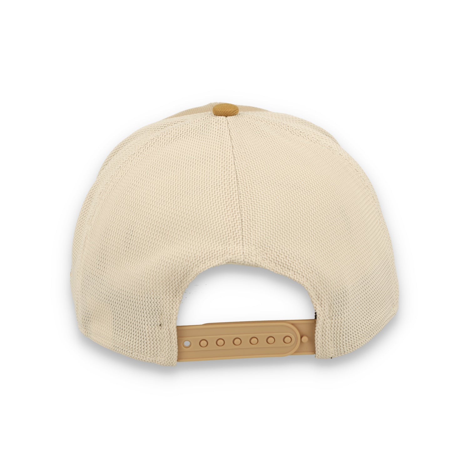 New Era Las Vegas Raiders 2-Tone 9SEVENTY Trucker Stretch-Snap Adjustable Hat-Brown/Beige