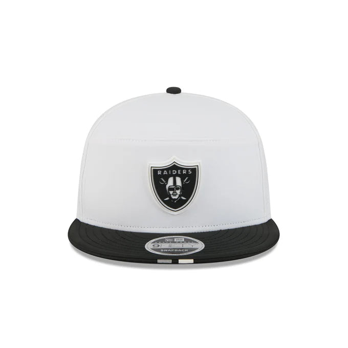 New Era Las Vegas Raiders 2025 Training Split Panel 9FIFTY Snapback-White