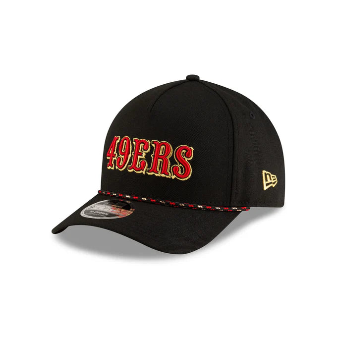 New Era San Francisco 49ers Rivalries M-Crown 9FORTY A-Frame  Adjustable Hat-Black