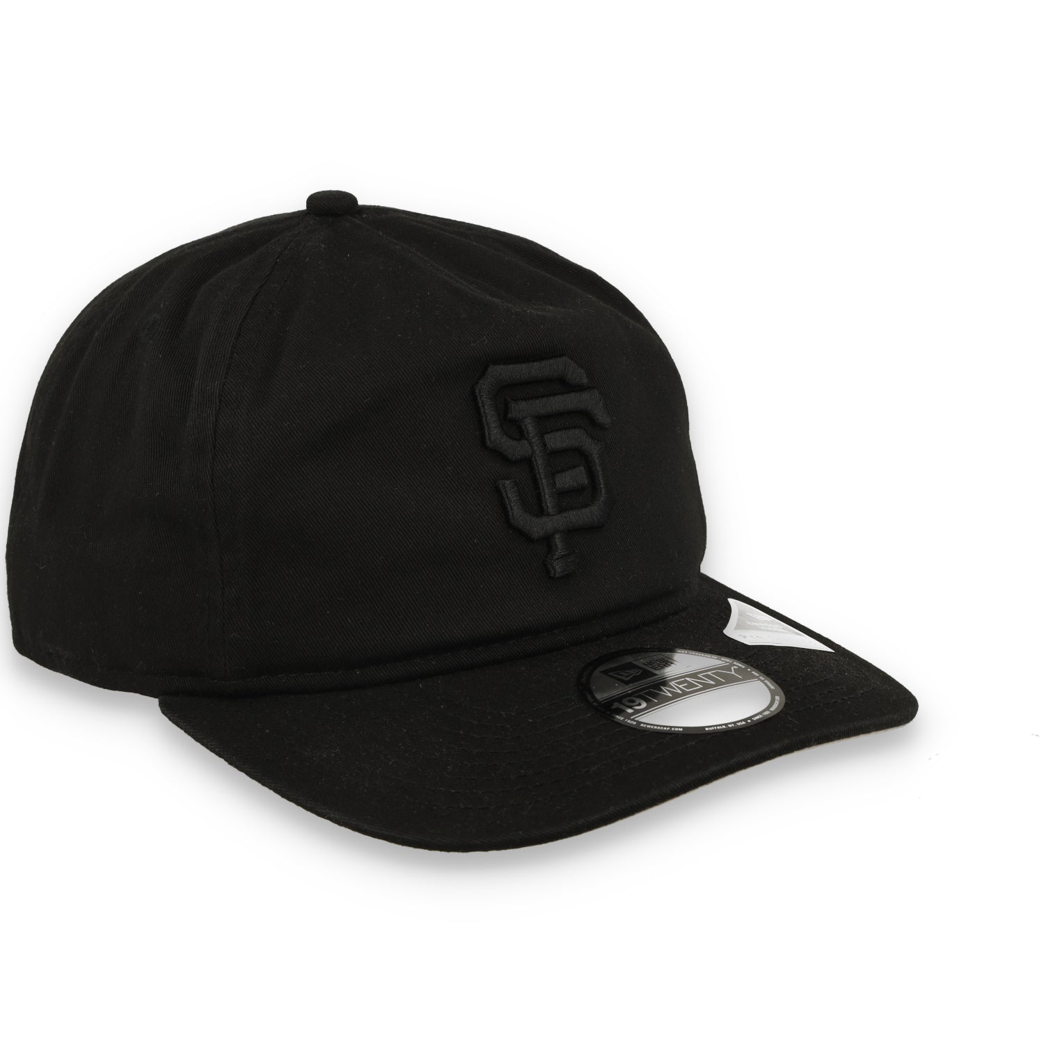New Era San Francisco Giants 19TWENTY Pre-Curved Adjustable Snapback Hat -Black