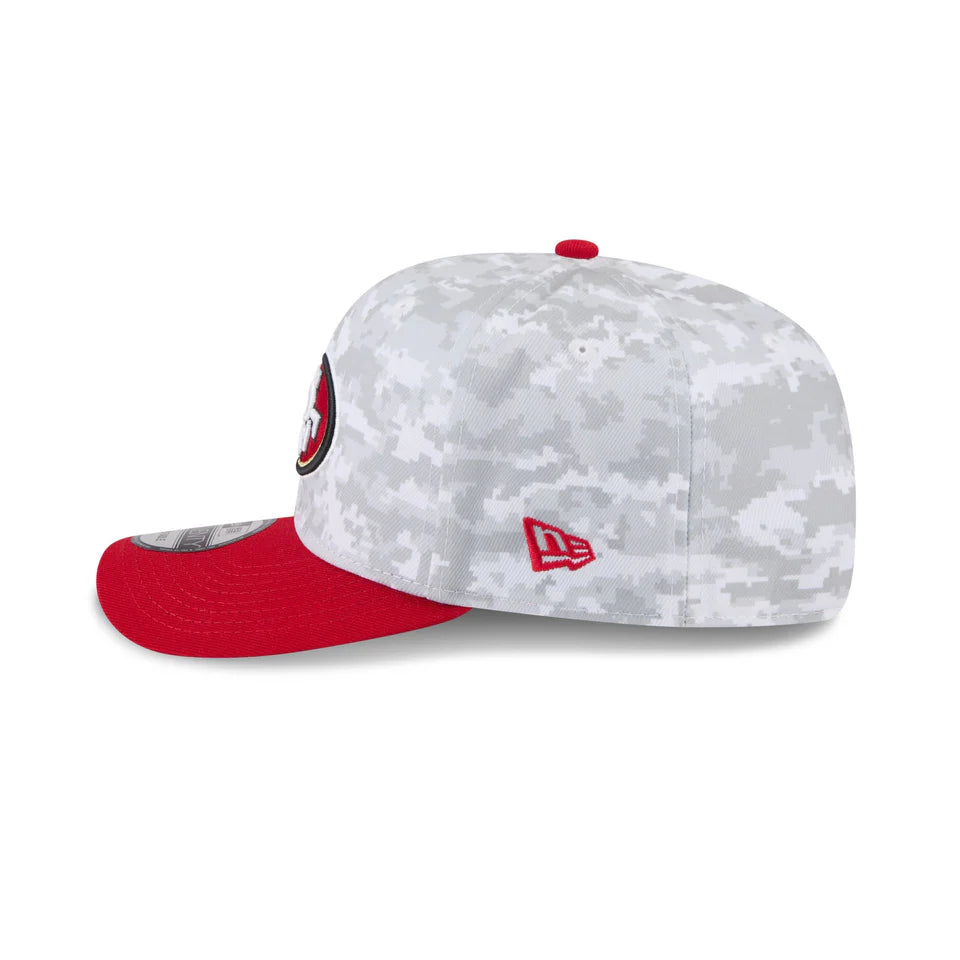 New Era San Francisco 49ers Salute to Service 9SEVENTY Snapback Hat 2025