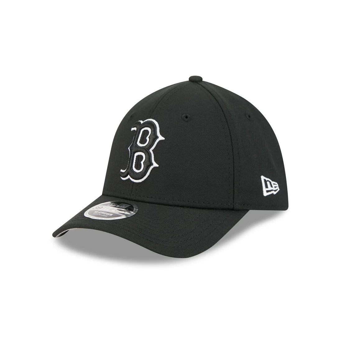 New Era Boston Red Sox 39THIRTY M-Crown A-Frame Stretch Fit Hat-Black/White
